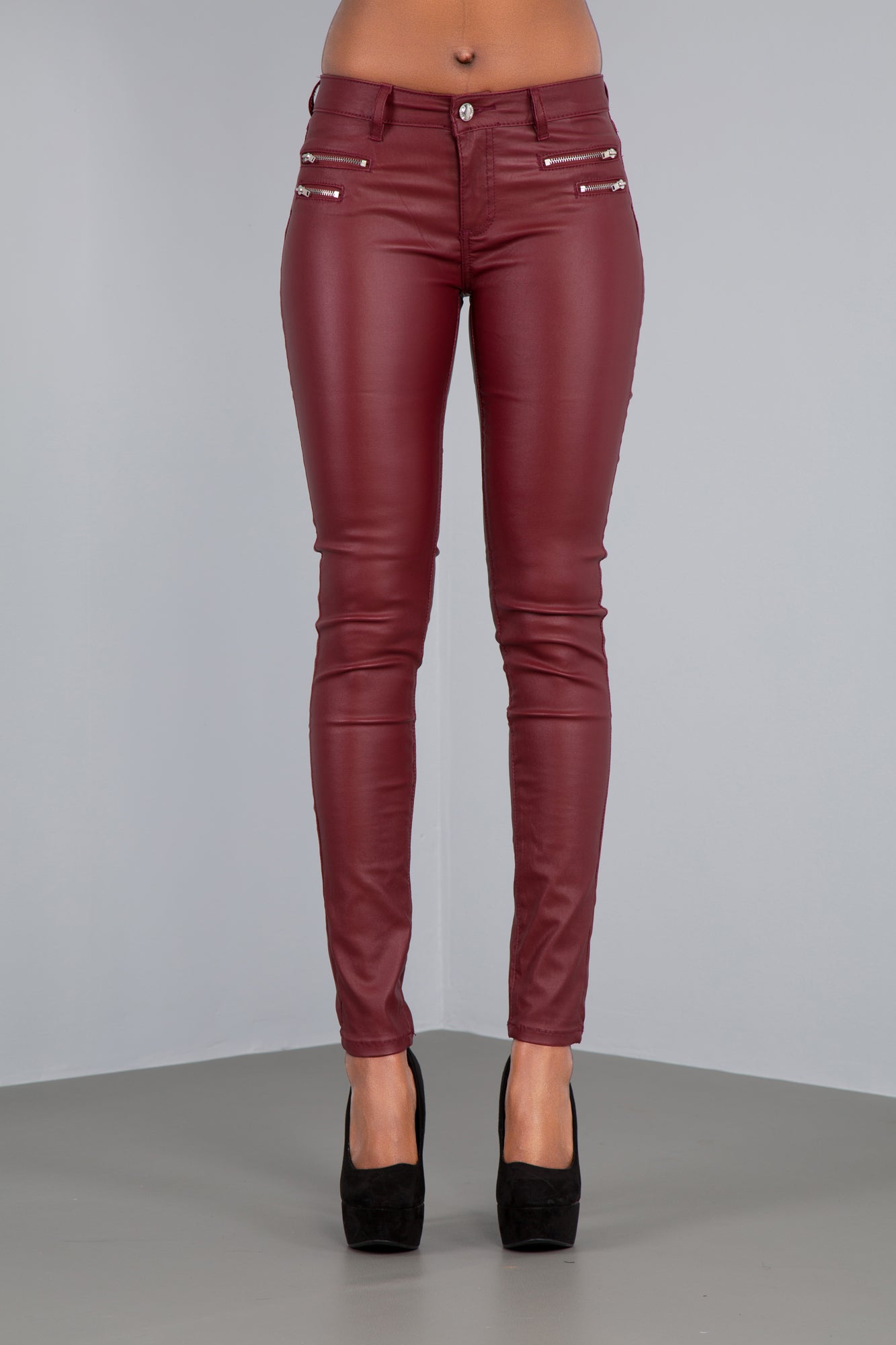 Figured It Out Faux Leather Pants  Burgundy  24  Faux leather pants Leather  pants Leather pant
